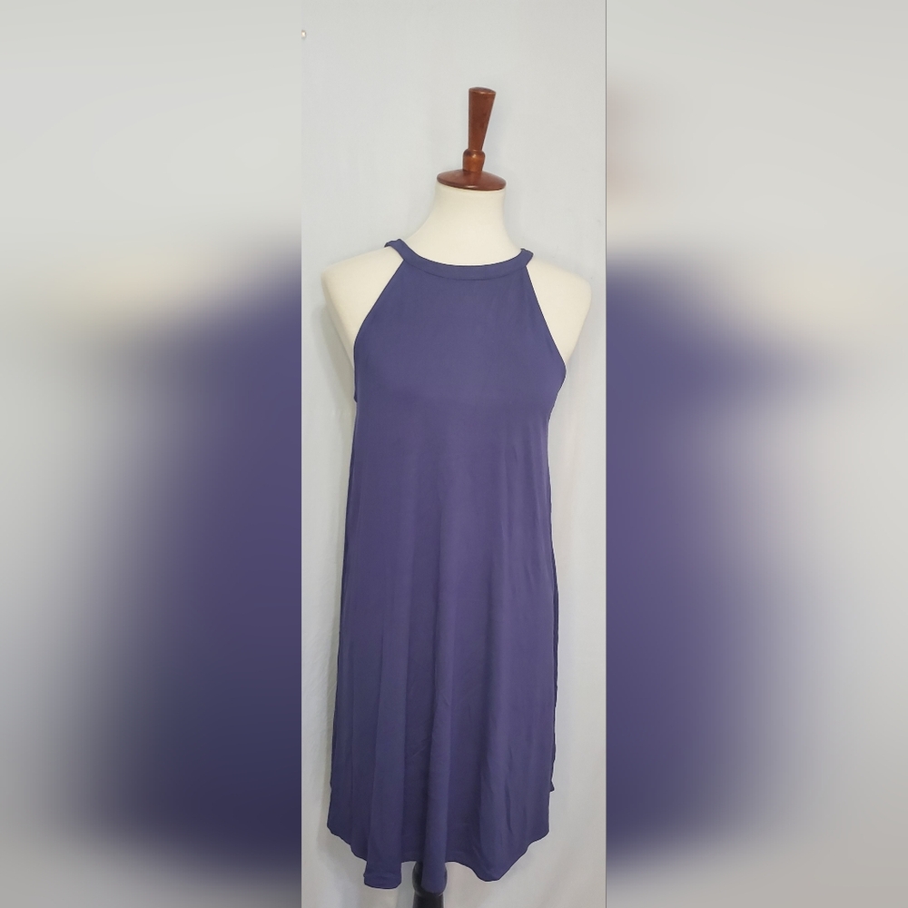 Pre-Loved Women’s Time and Tru Purple Sleeveless Dress Size Small 4-6